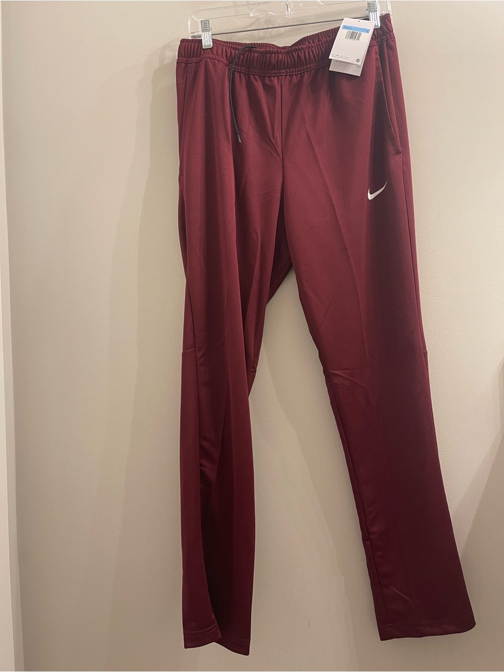 Nike Women’s Burgundy Dri- Fit joggers size M